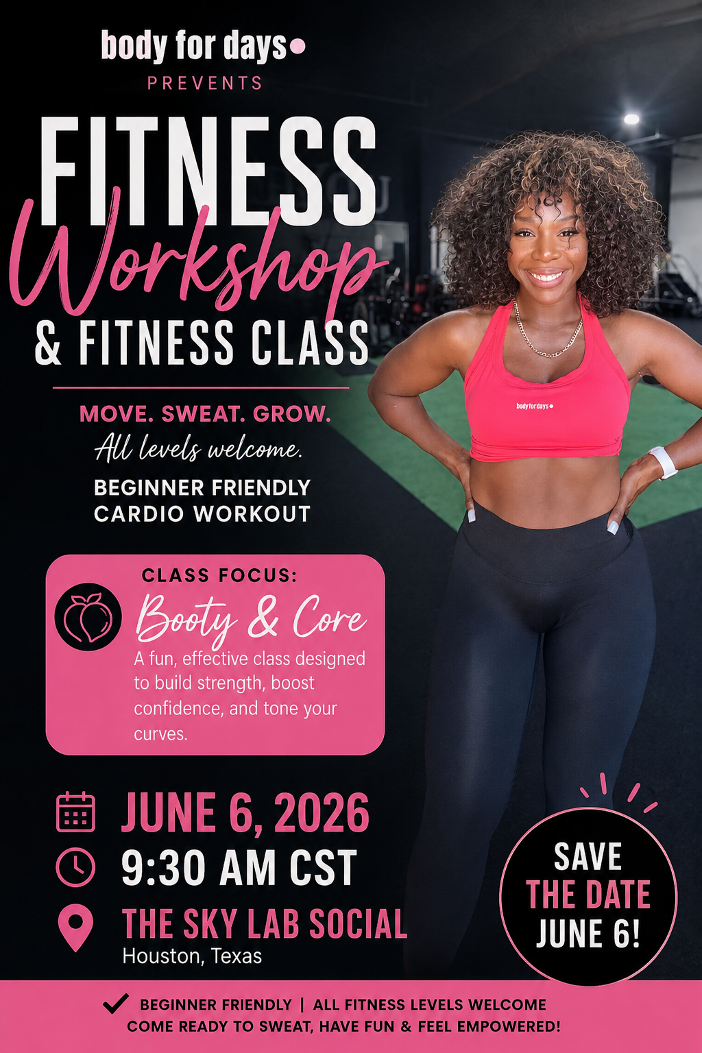 HOUSTON Body for Days Fitness Event: Meet & Greet Workshop!