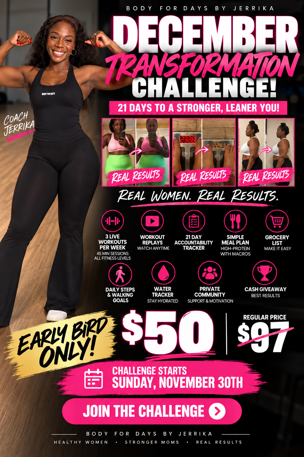 Body For Days — 21 Days to Thanksgiving -