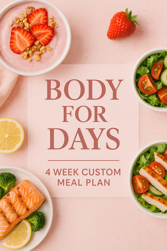 4 Week Custom Meal Plan – Personalized for Your Goals