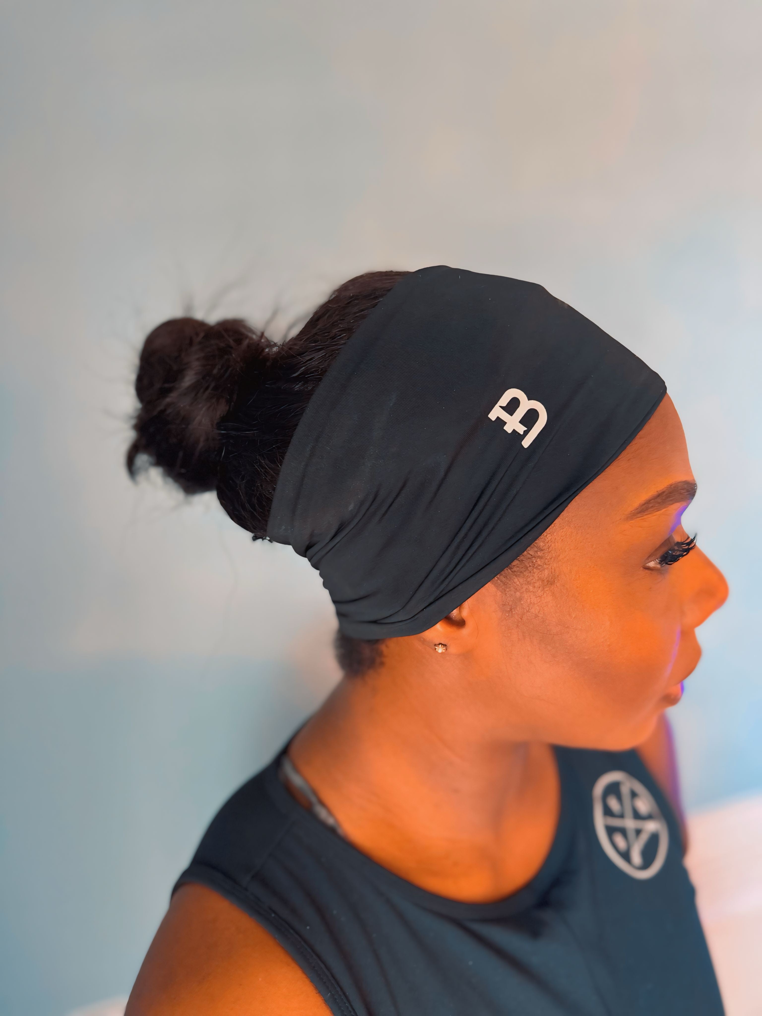 BFD Sleek HeadBand tie BLACK