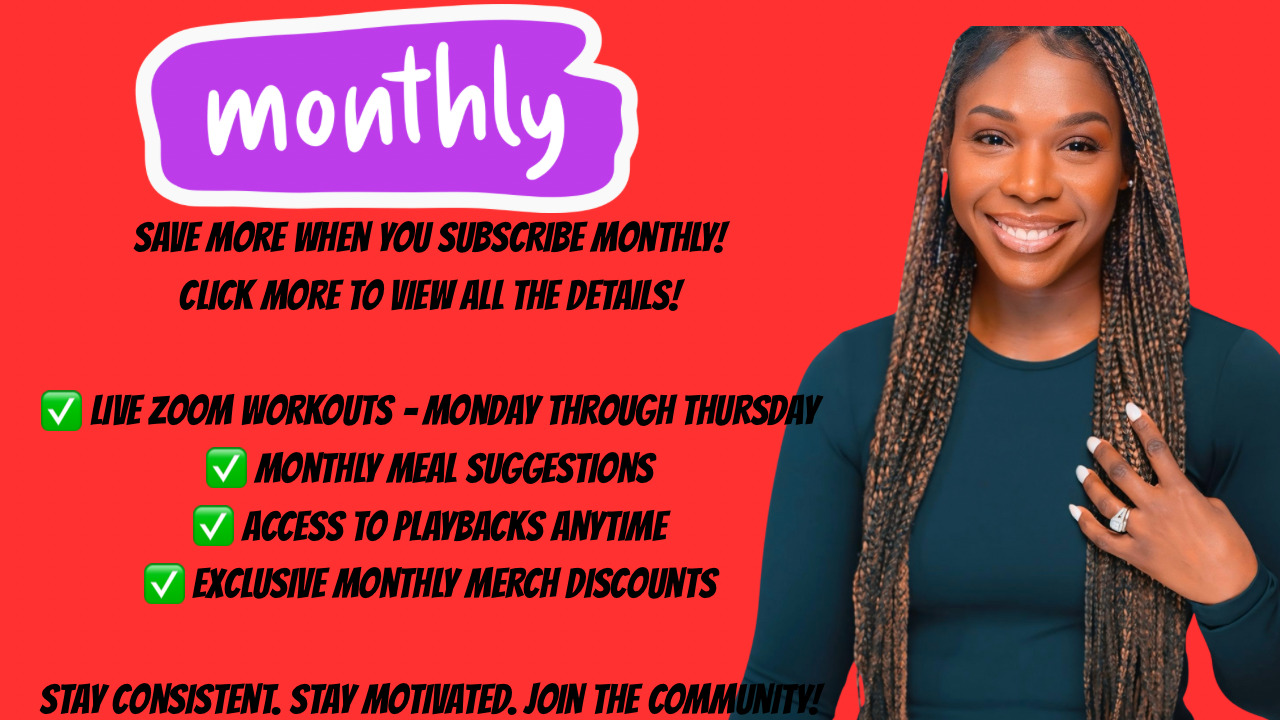 September '25- 4 Week Body For Days Monthly Membership!