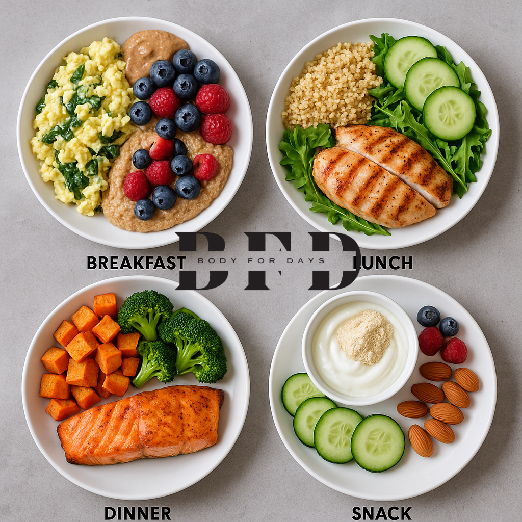 4 Week Meal Plan + Macros